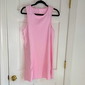 Addison Bay Smooth Sport Sleeveless Panama Active Dress Petal Pink NWOT